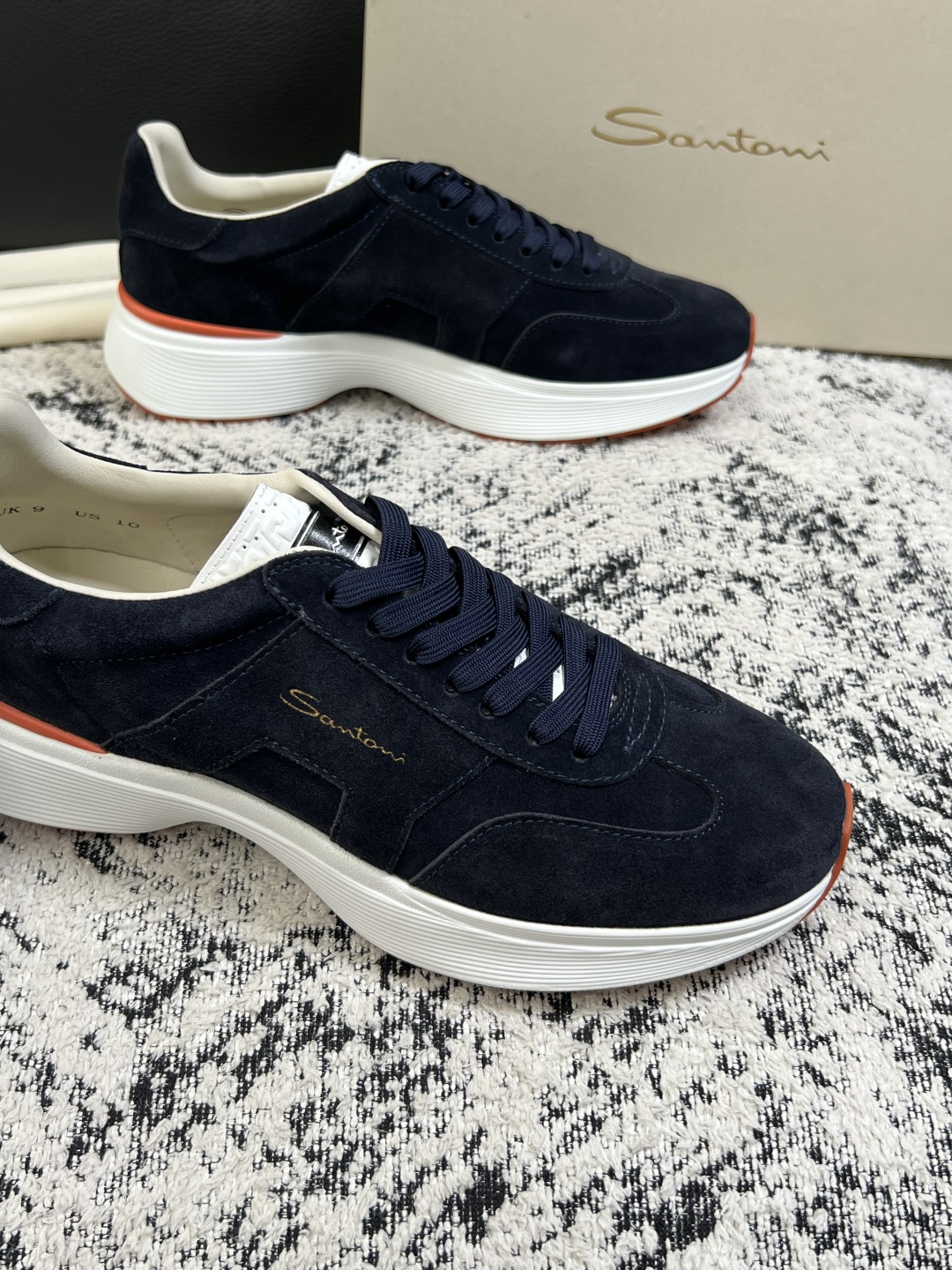 ⚠️只换码不退⚠️    Santoni  高品质    顶级工艺品  圣东尼  专柜新品同步，鞋面意大利进口牛皮拼布面