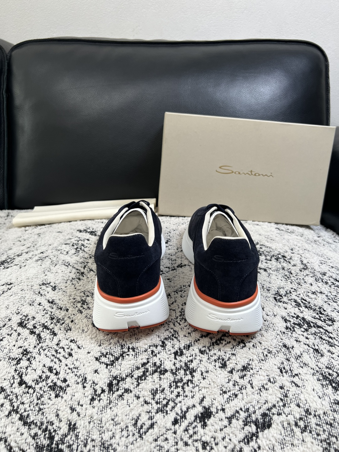 ⚠️只换码不退⚠️    Santoni  高品质    顶级工艺品  圣东尼  专柜新品同步，鞋面意大利进口牛皮拼布面