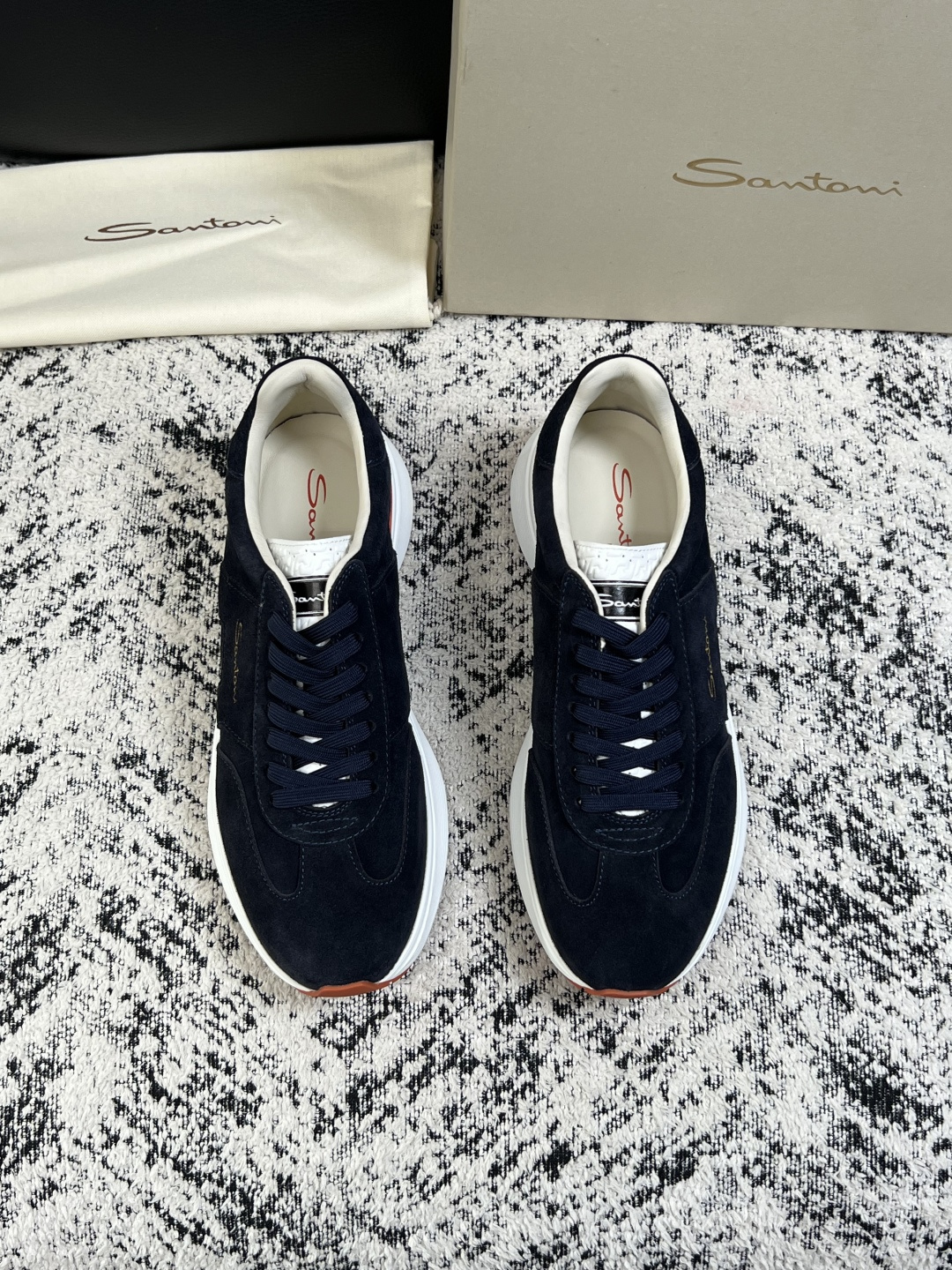 ⚠️只换码不退⚠️    Santoni  高品质    顶级工艺品  圣东尼  专柜新品同步，鞋面意大利进口牛皮拼布面