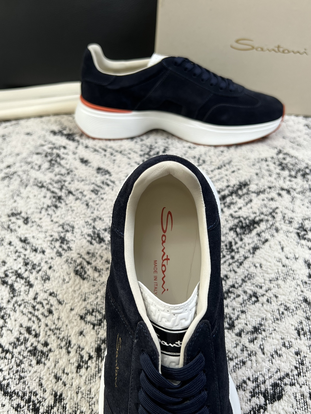 ⚠️只换码不退⚠️    Santoni  高品质    顶级工艺品  圣东尼  专柜新品同步，鞋面意大利进口牛皮拼布面