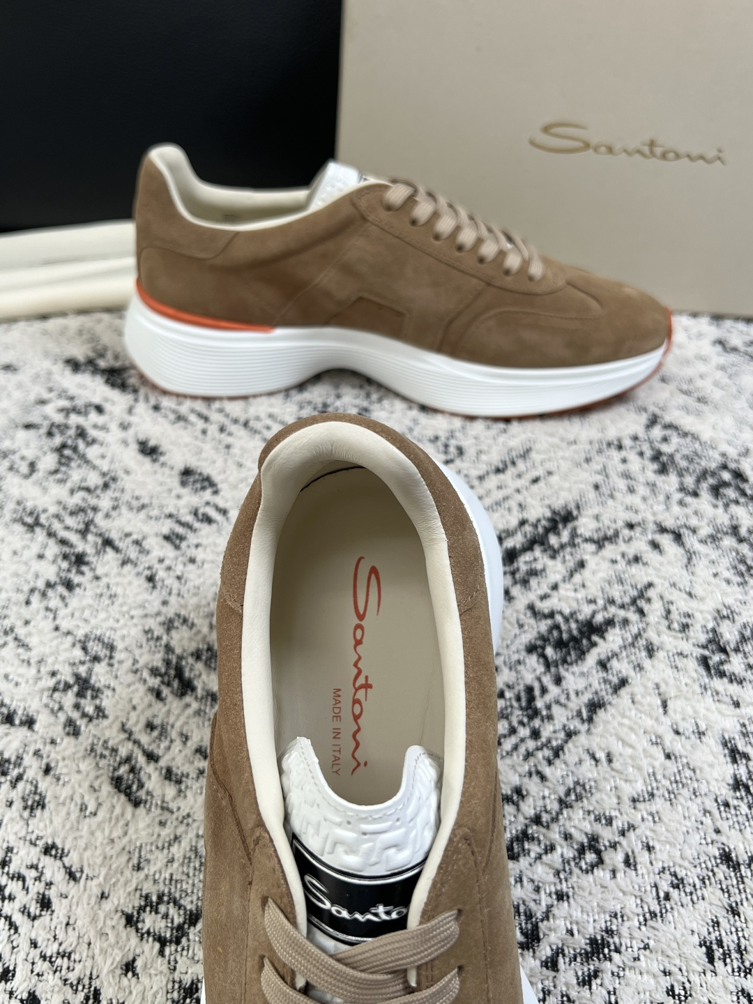 ⚠️只换码不退⚠️    Santoni  高品质    顶级工艺品  圣东尼  专柜新品同步，鞋面意大利进口牛皮拼布面