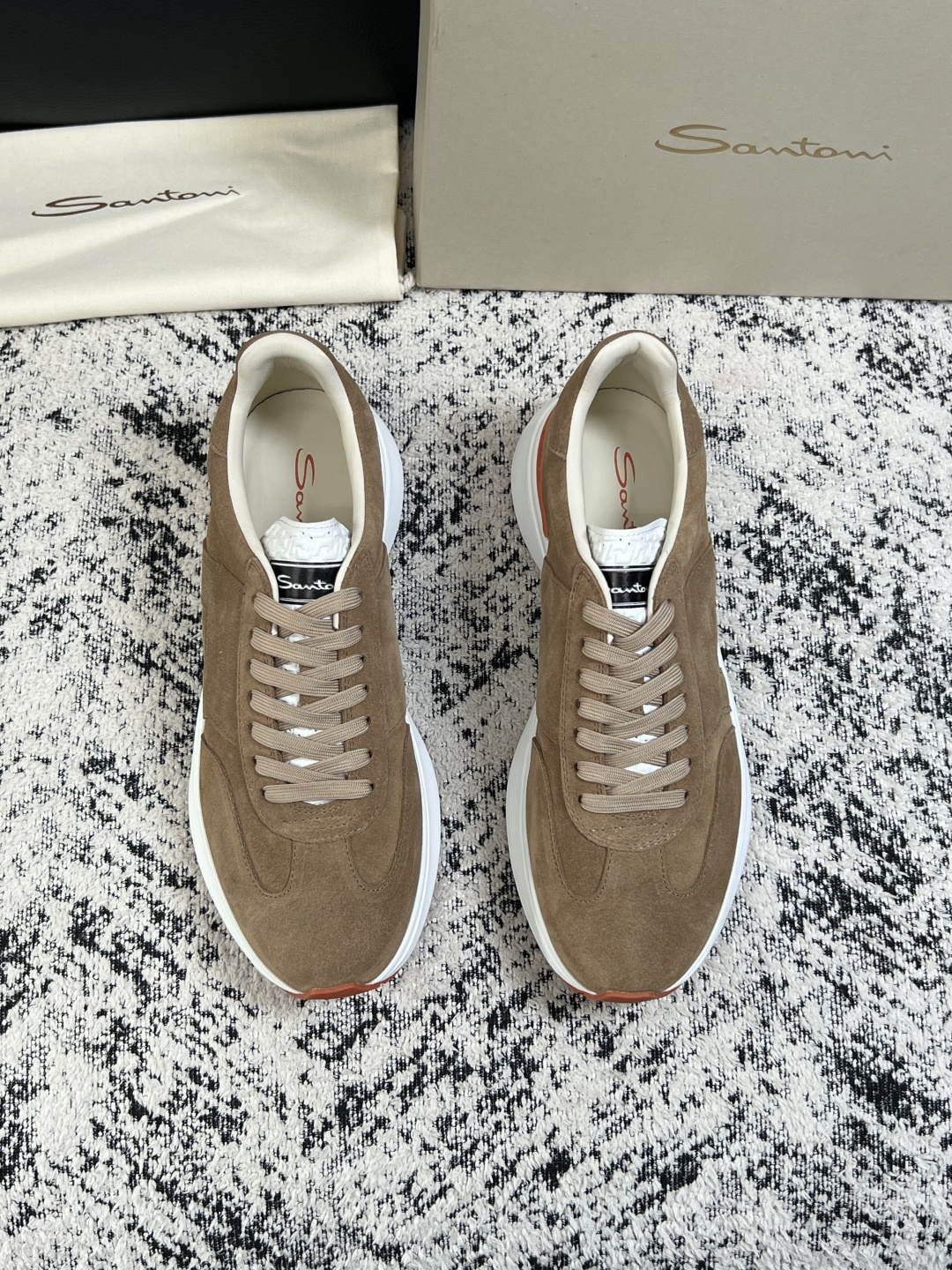 ⚠️只换码不退⚠️    Santoni  高品质    顶级工艺品  圣东尼  专柜新品同步，鞋面意大利进口牛皮拼布面