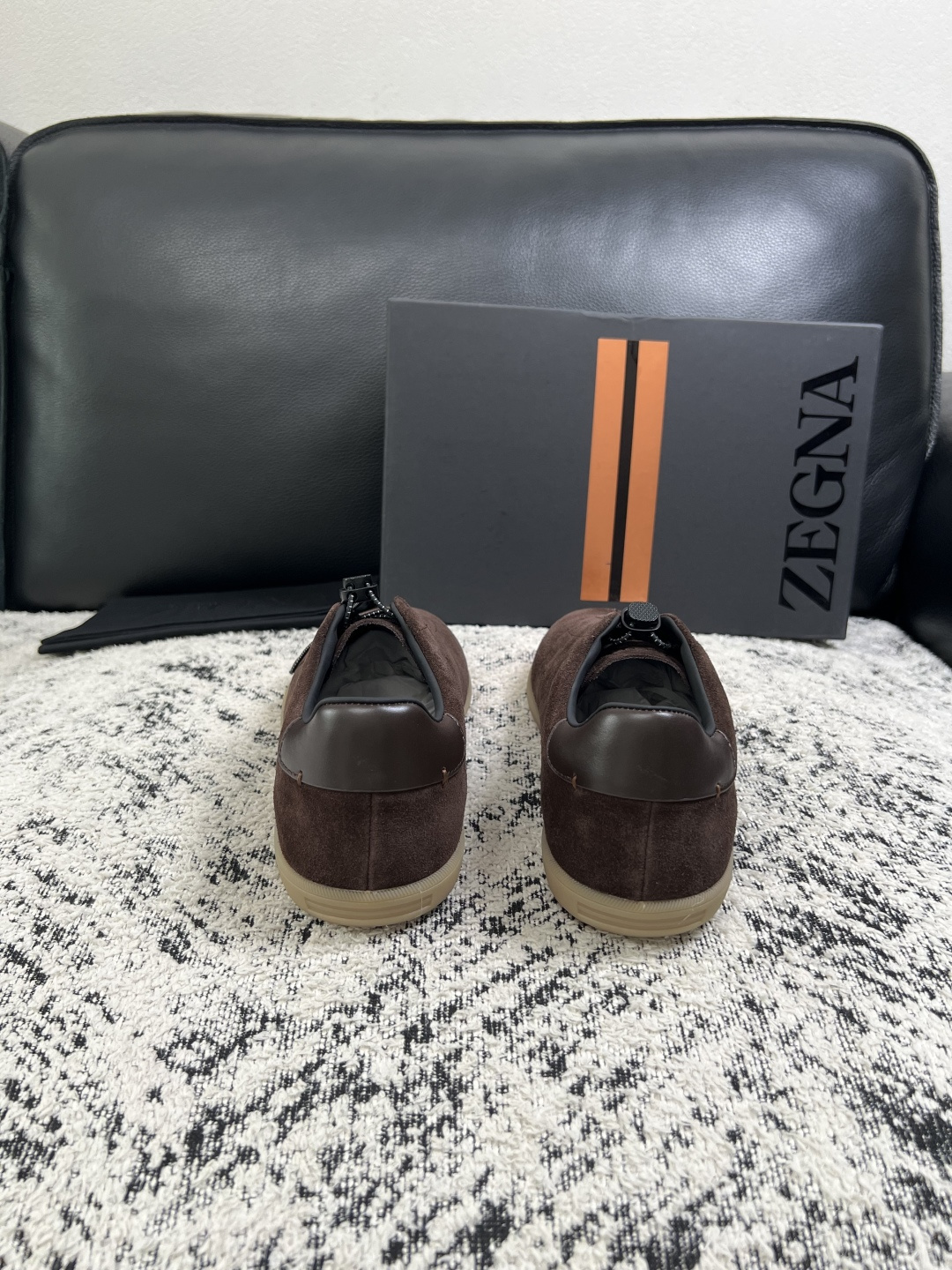 ⚠️只换码不退⚠️   Zegna  高品质  顶级工艺品  杰尼亚  专柜新款原厂配置，意大利进口牛皮面料，进口牛里垫