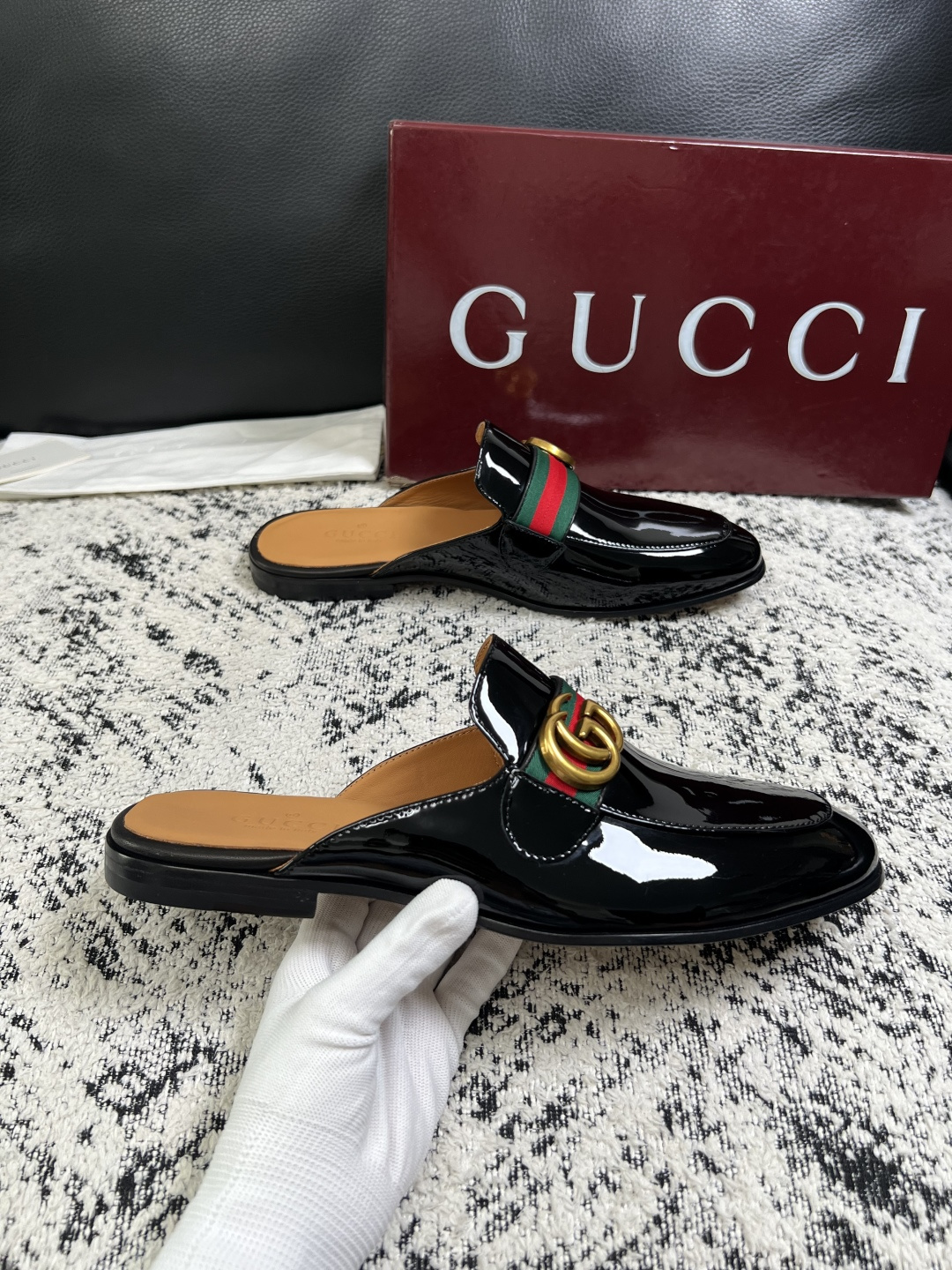 Gucci 高品质  顶级工艺品  古奇  皮鞋专柜新款原厂配置，意大利进口牛皮面料，进口牛皮内里垫，透气舒适，鞋底：原