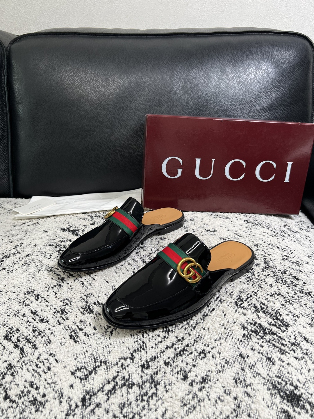 Gucci 高品质  顶级工艺品  古奇  皮鞋专柜新款原厂配置，意大利进口牛皮面料，进口牛皮内里垫，透气舒适，鞋底：原