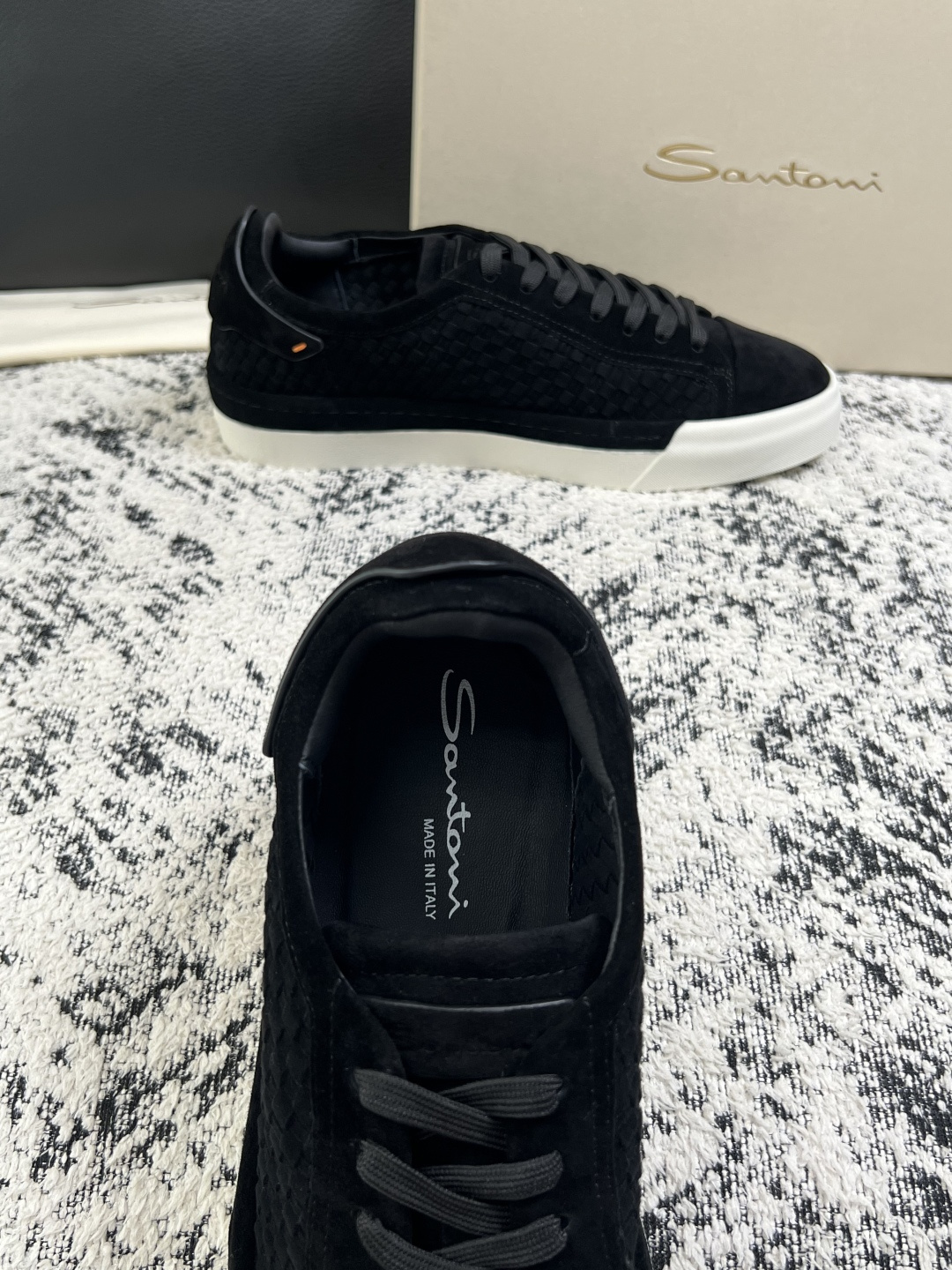 ⚠️只换码不退⚠️    Santoni  高品质    顶级工艺品  圣东尼  专柜新品同步，鞋面意大利进口牛皮拼布面