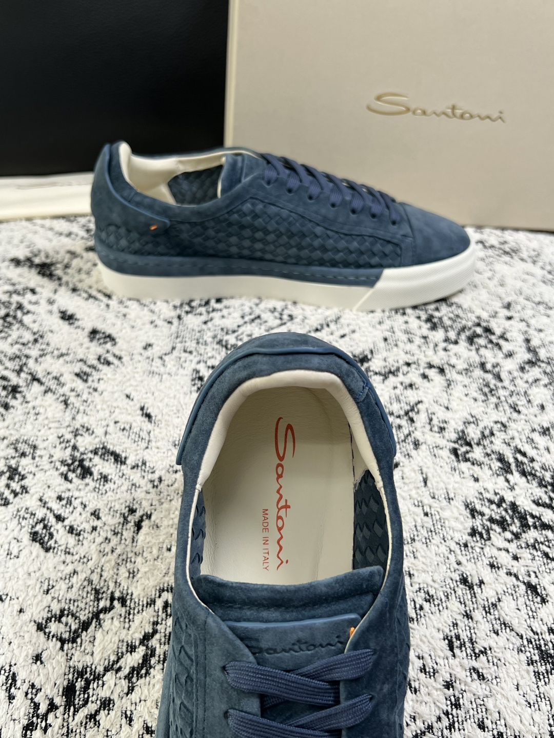 ⚠️只换码不退⚠️    Santoni  高品质    顶级工艺品  圣东尼  专柜新品同步，鞋面意大利进口牛皮拼布面