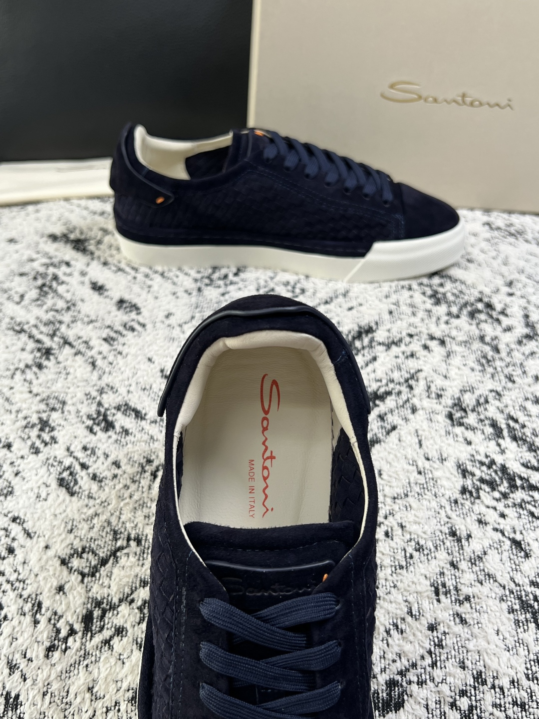 ⚠️只换码不退⚠️    Santoni  高品质    顶级工艺品  圣东尼  专柜新品同步，鞋面意大利进口牛皮拼布面