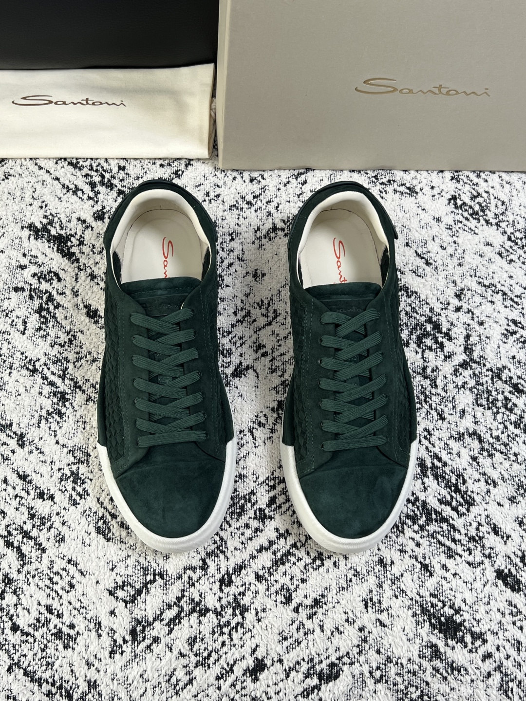 ⚠️只换码不退⚠️    Santoni  高品质    顶级工艺品  圣东尼  专柜新品同步，鞋面意大利进口牛皮拼布面