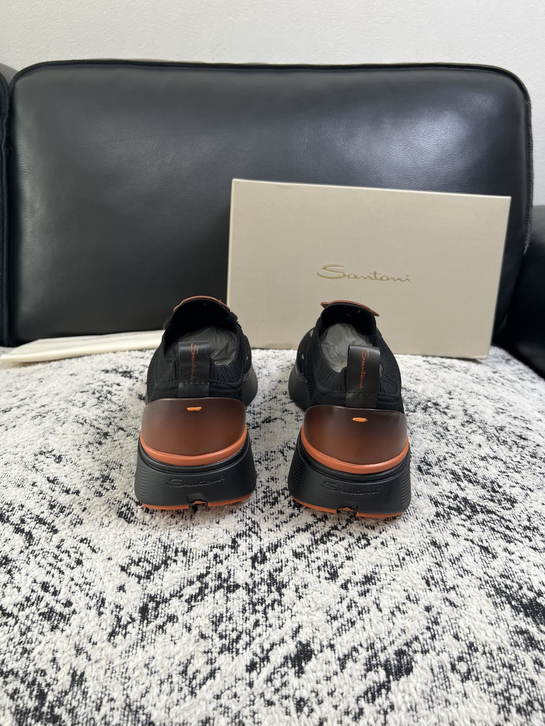 ⚠️只换码不退⚠️    Santoni  高品质    顶级工艺品  圣东尼  专柜新品同步，鞋面意大利进口牛皮拼布面