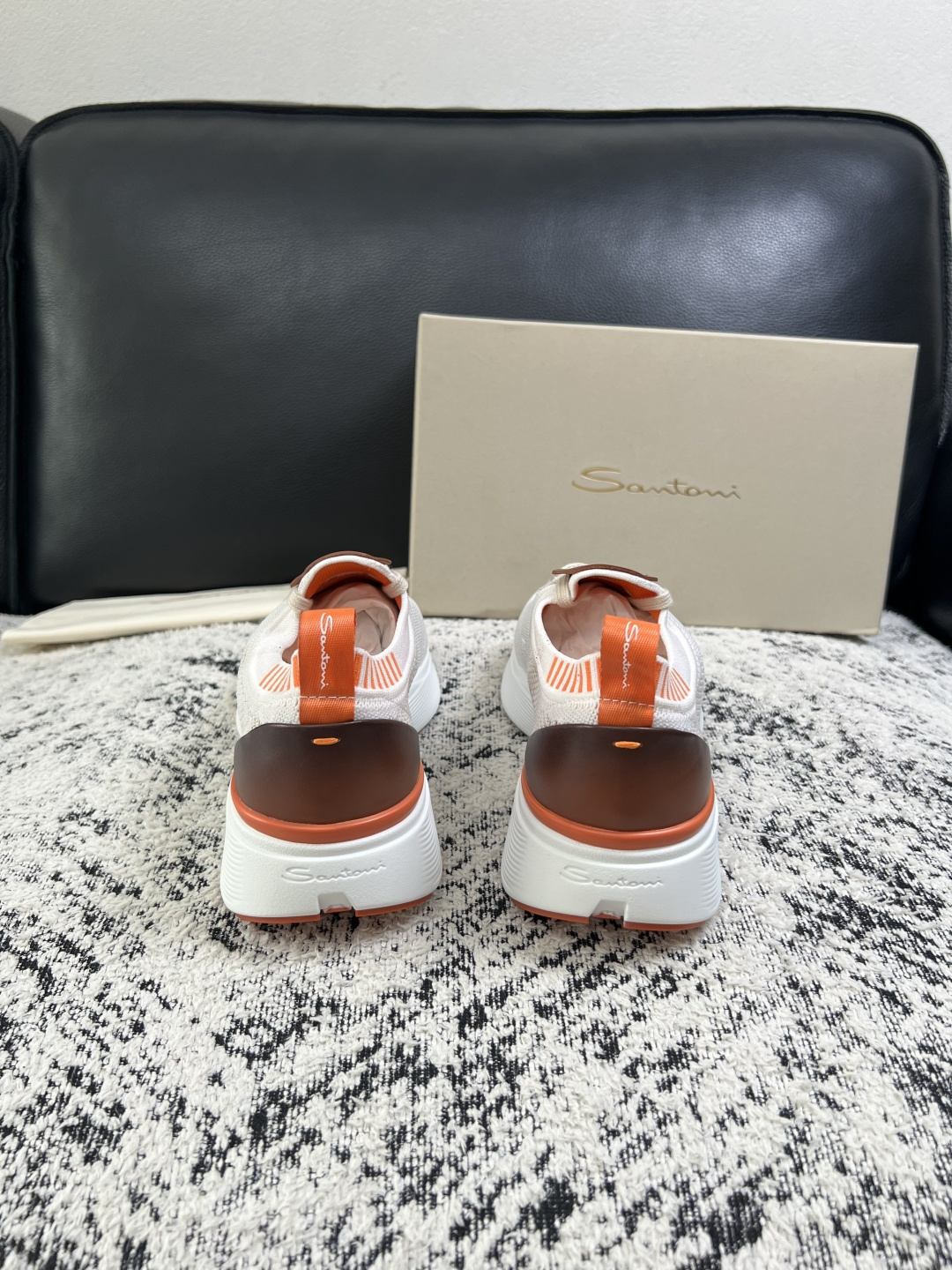 ⚠️只换码不退⚠️    Santoni  高品质    顶级工艺品  圣东尼  专柜新品同步，鞋面意大利进口牛皮拼布面