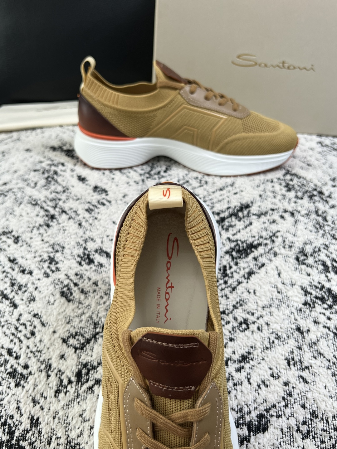 ⚠️只换码不退⚠️    Santoni  高品质    顶级工艺品  圣东尼  专柜新品同步，鞋面意大利进口牛皮拼布面