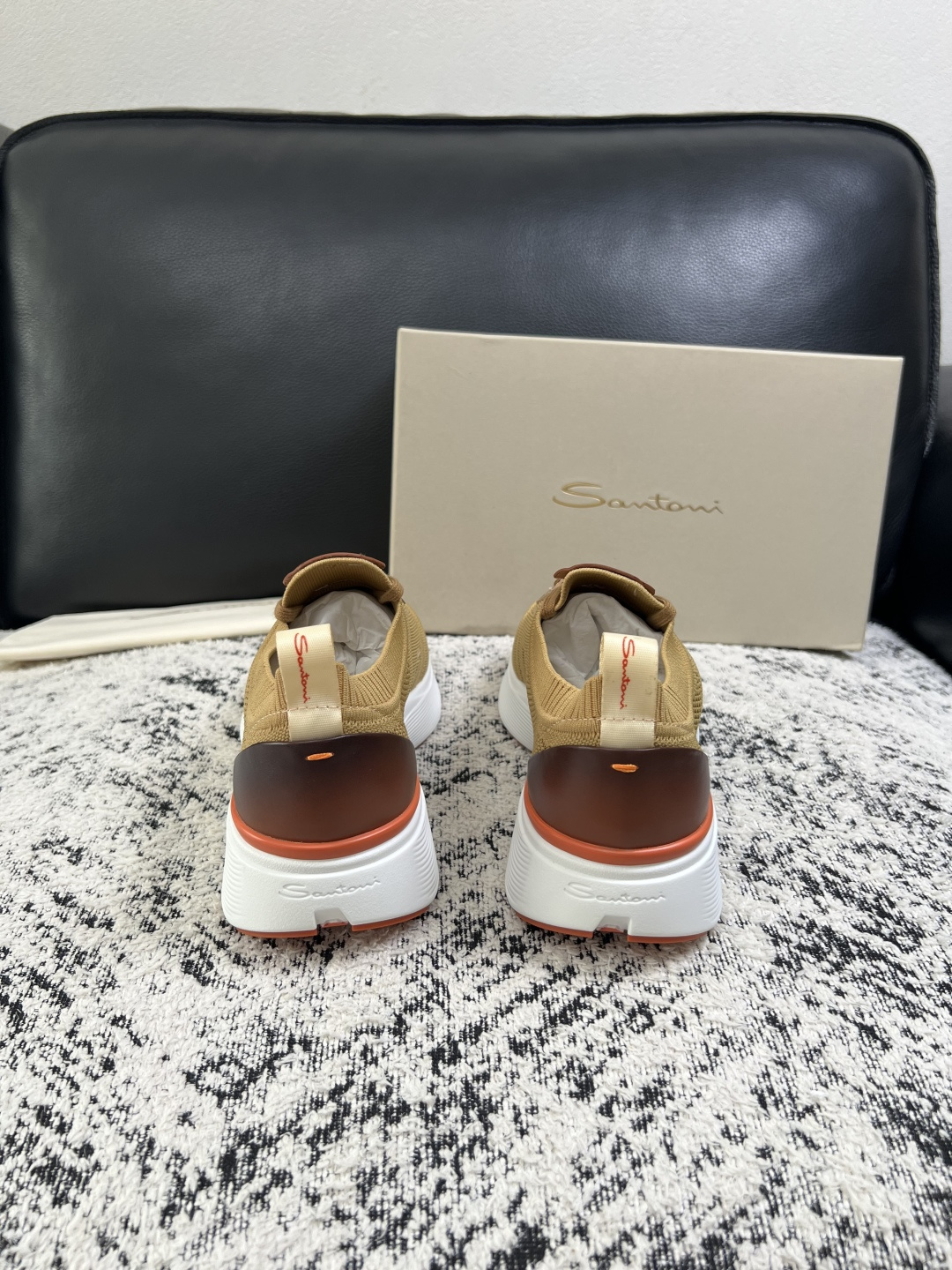 ⚠️只换码不退⚠️    Santoni  高品质    顶级工艺品  圣东尼  专柜新品同步，鞋面意大利进口牛皮拼布面