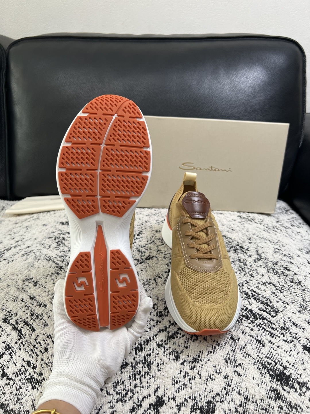 ⚠️只换码不退⚠️    Santoni  高品质    顶级工艺品  圣东尼  专柜新品同步，鞋面意大利进口牛皮拼布面