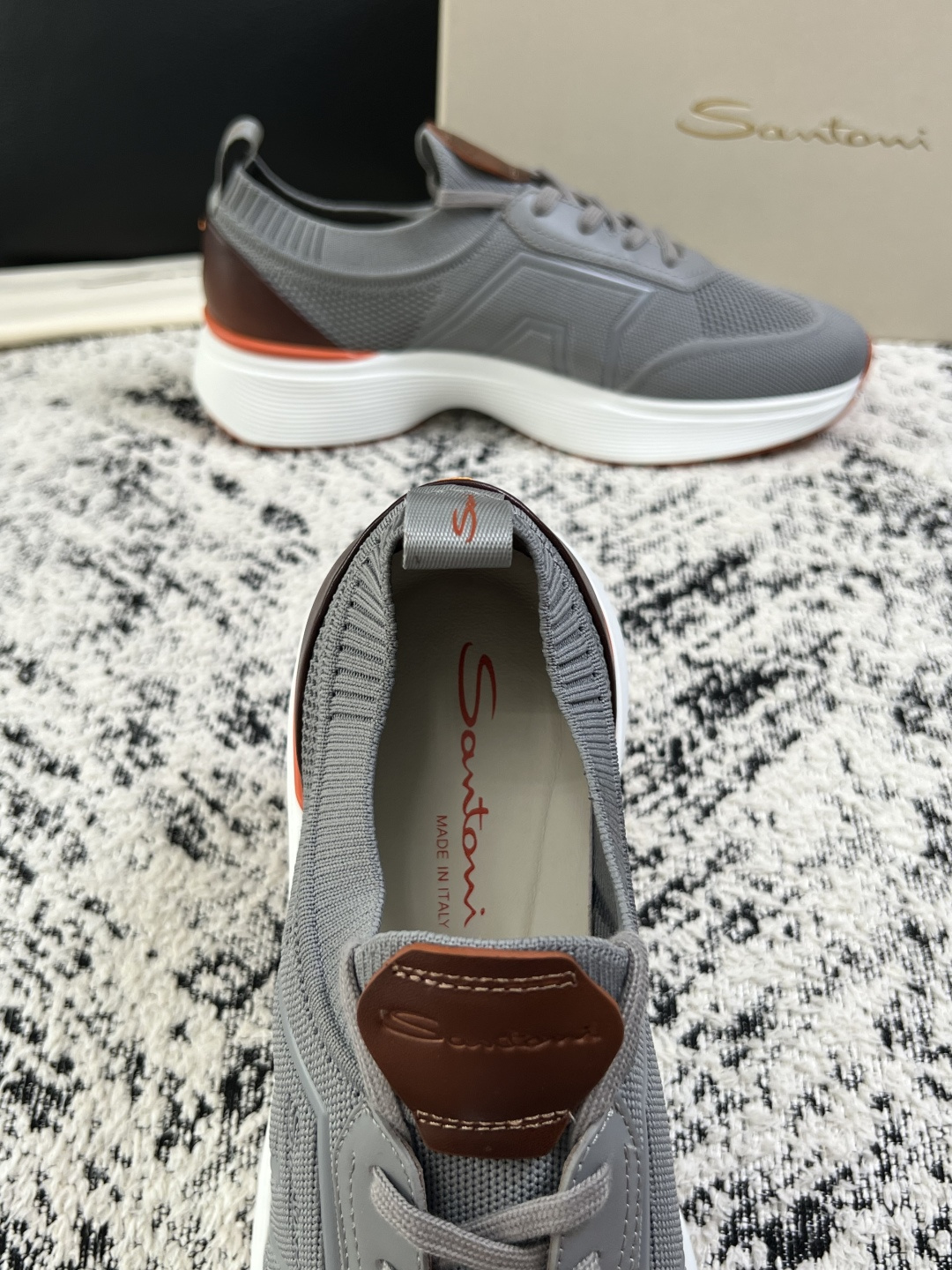 ⚠️只换码不退⚠️    Santoni  高品质    顶级工艺品  圣东尼  专柜新品同步，鞋面意大利进口牛皮拼布面