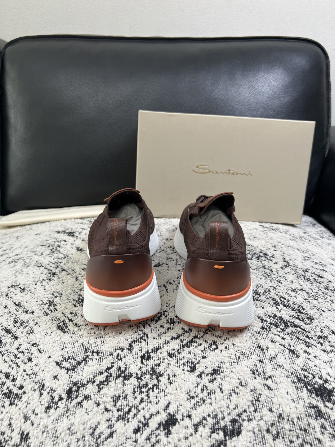 ⚠️只换码不退⚠️    Santoni  高品质    顶级工艺品  圣东尼  专柜新品同步，鞋面意大利进口牛皮拼布面