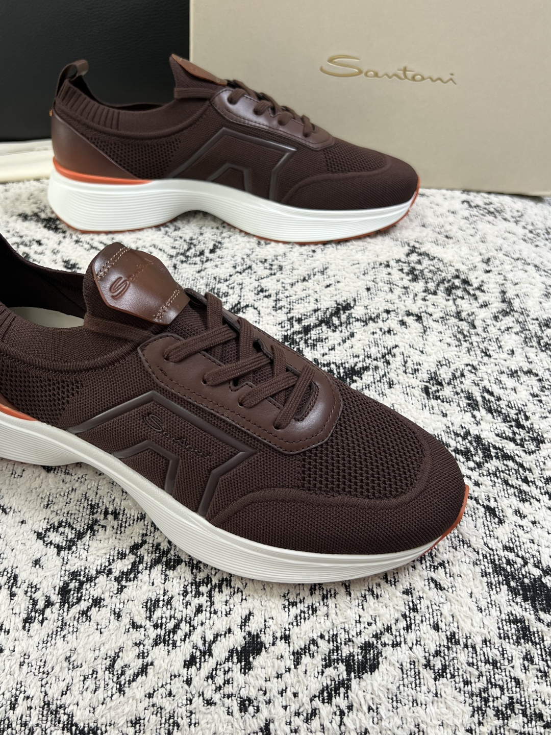 ⚠️只换码不退⚠️    Santoni  高品质    顶级工艺品  圣东尼  专柜新品同步，鞋面意大利进口牛皮拼布面