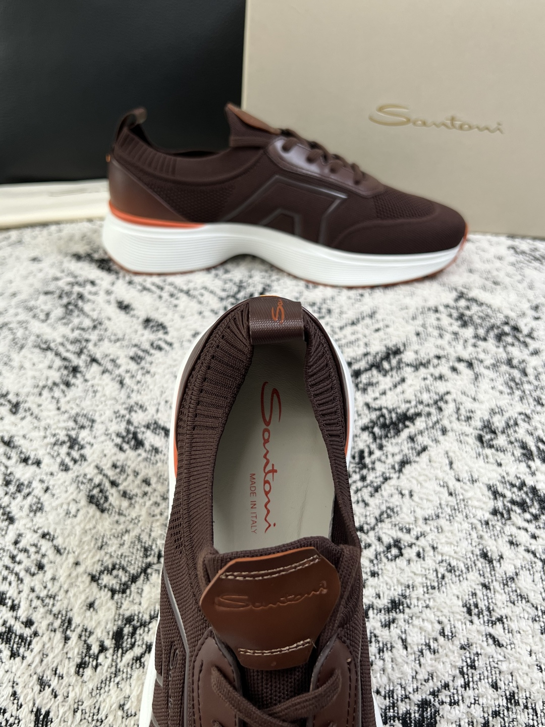 ⚠️只换码不退⚠️    Santoni  高品质    顶级工艺品  圣东尼  专柜新品同步，鞋面意大利进口牛皮拼布面