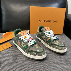 Lv 高品质 顶级工艺品 路易威登,运动板鞋专柜同步,鞋面意大利进口,高品质拼接缤纷色彩复杂工艺品,进口网布里垫柔 Lv 高品质 顶级工艺品 路易威登,运动板鞋专柜同步,鞋面意大利进口,高品质拼接缤纷色彩复杂工艺品,进口网布里垫柔