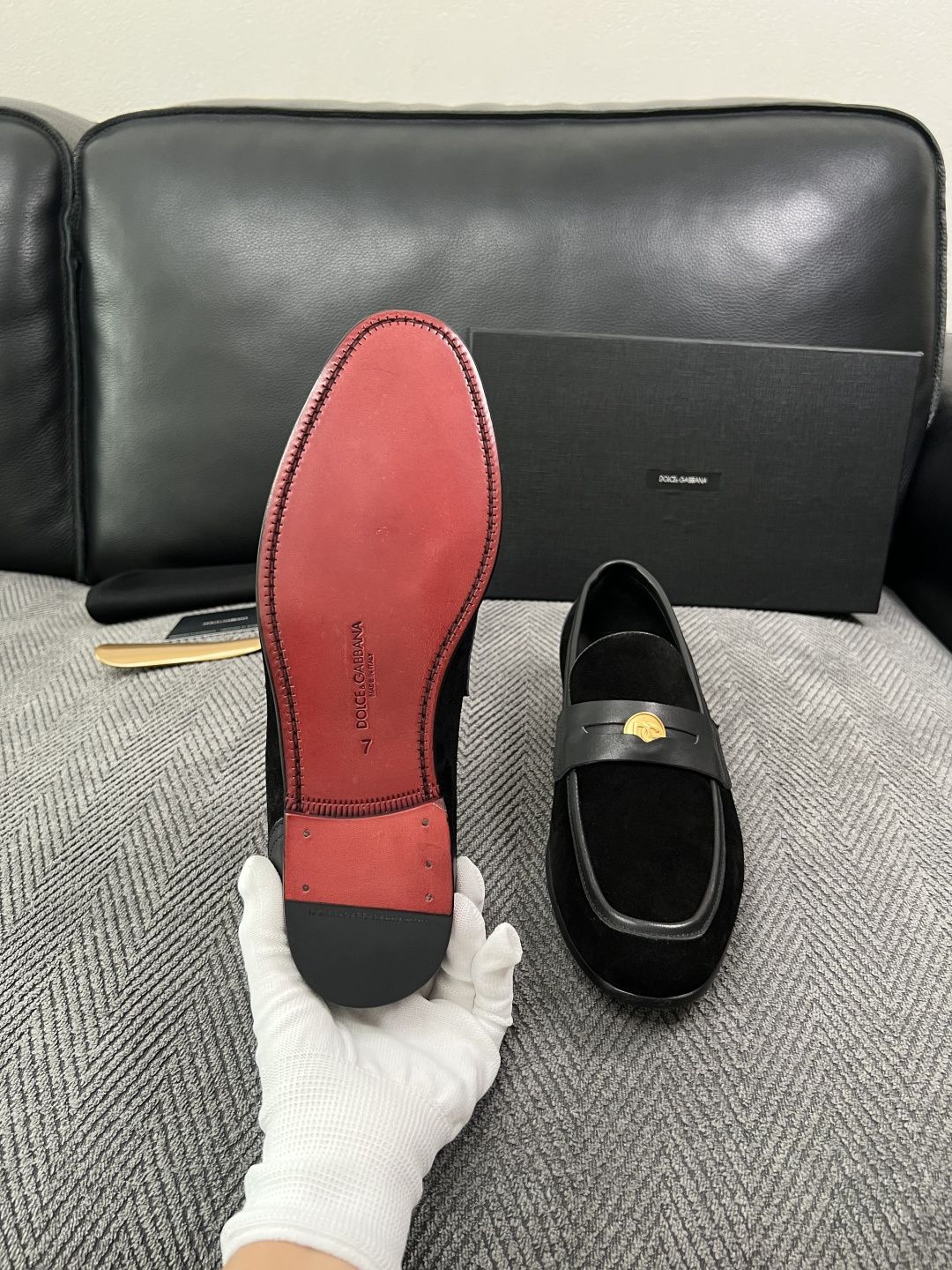 Dolce & Gabbana   高品质  顶级工艺品  杜嘉班纳  爆款皮鞋专柜新品同步，鞋面意大利进口牛皮面料，高