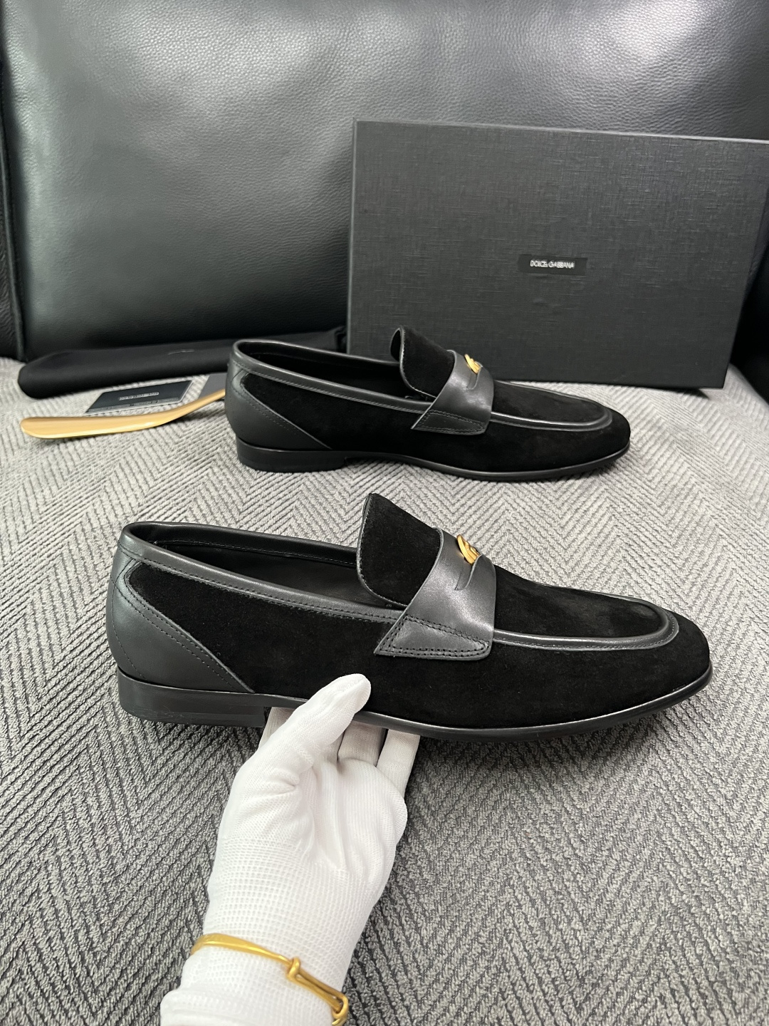 Dolce & Gabbana   高品质  顶级工艺品  杜嘉班纳  爆款皮鞋专柜新品同步，鞋面意大利进口牛皮面料，高