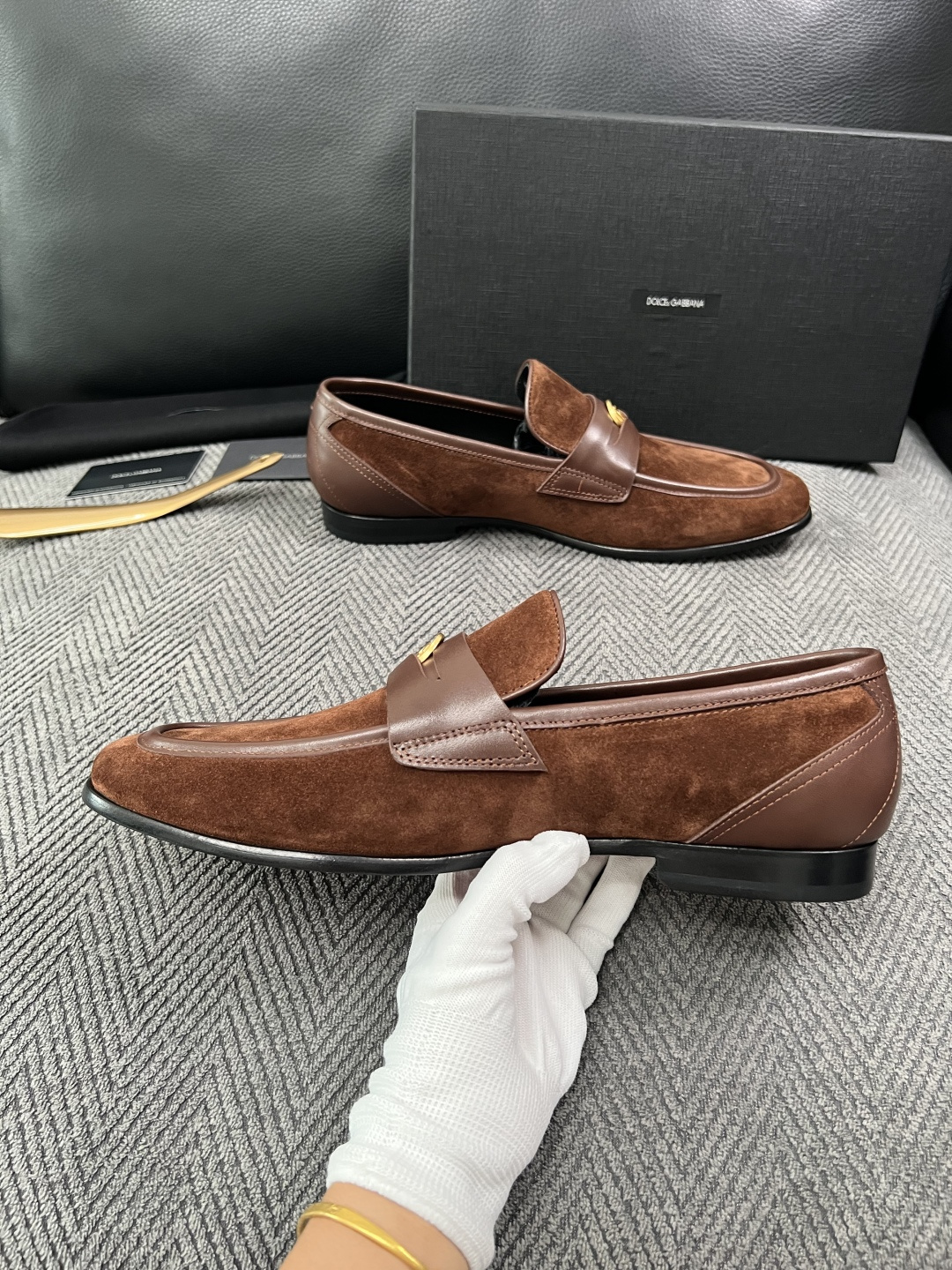 Dolce & Gabbana   高品质  顶级工艺品  杜嘉班纳  爆款皮鞋专柜新品同步，鞋面意大利进口牛皮面料，高