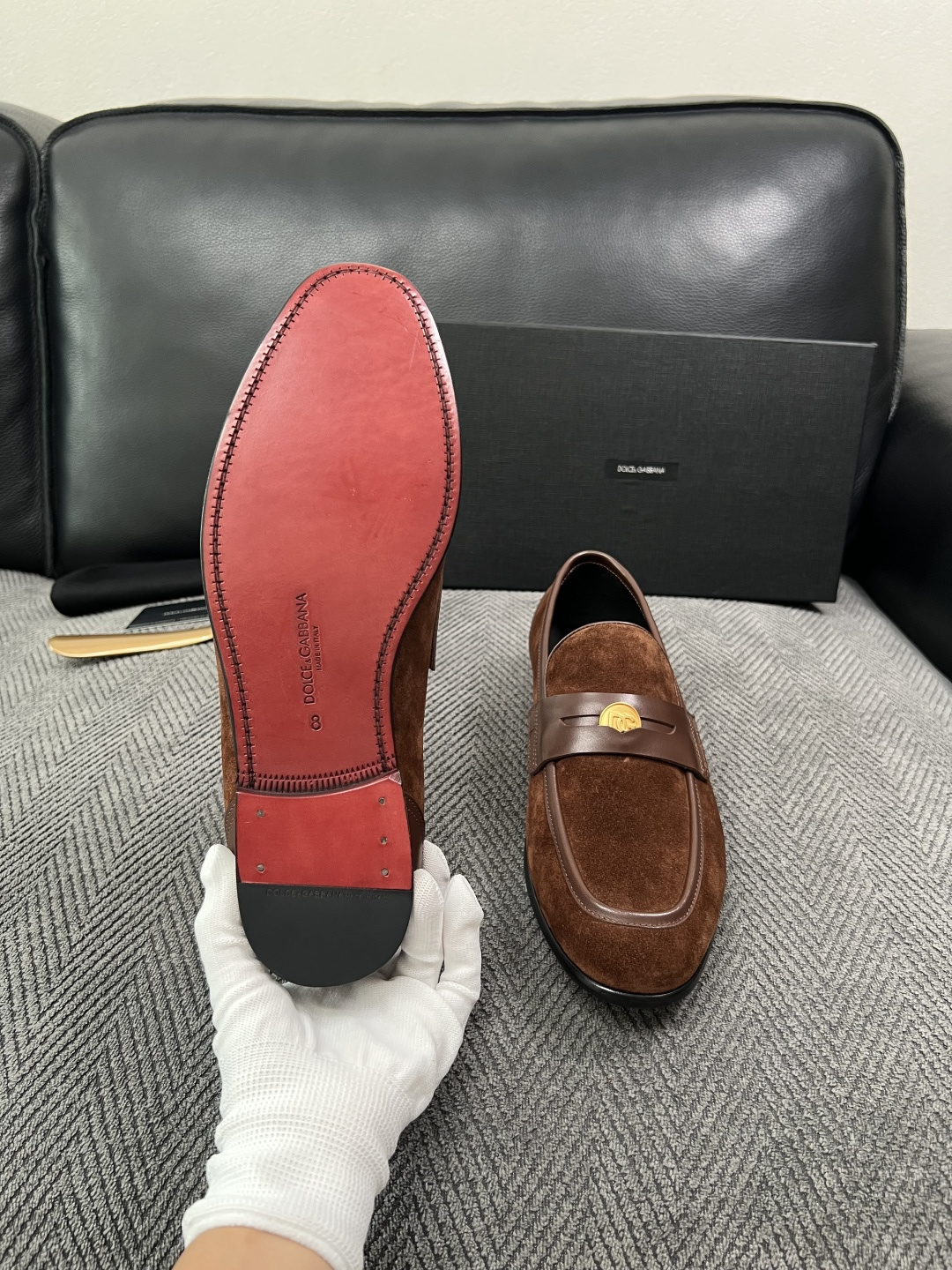 Dolce & Gabbana   高品质  顶级工艺品  杜嘉班纳  爆款皮鞋专柜新品同步，鞋面意大利进口牛皮面料，高