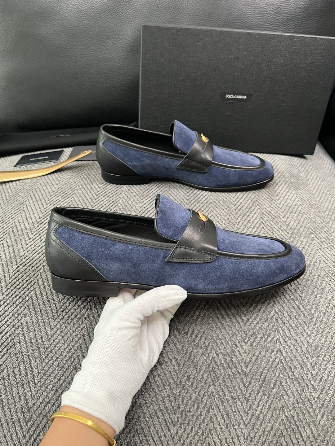 Dolce & Gabbana   高品质  顶级工艺品  杜嘉班纳  爆款皮鞋专柜新品同步，鞋面意大利进口牛皮面料，高