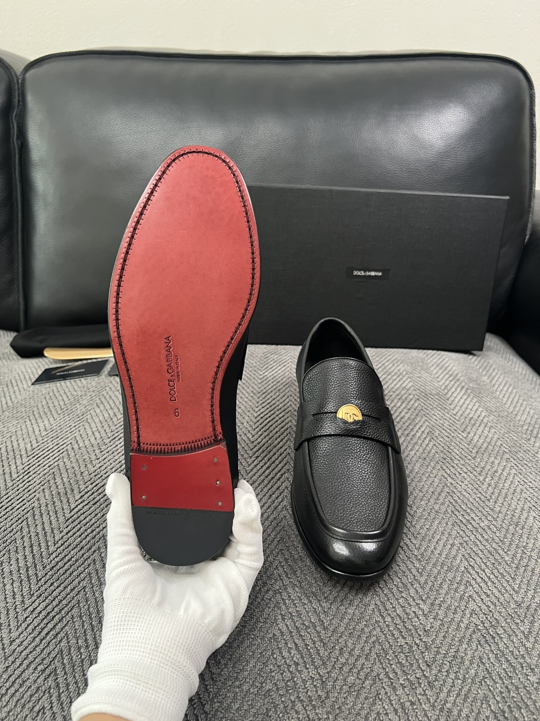 Dolce & Gabbana   高品质  顶级工艺品  杜嘉班纳  爆款皮鞋专柜新品同步，鞋面意大利进口牛皮面料，高