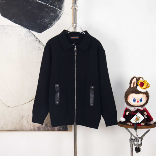 Louis Vuitton Chaqueta de Lana con Cremallera y Detalles de Cuero - Elegancia y Calidez 19 Louis Vuitton Chaqueta de Lana con Cremallera y Detalles de Cuero – Elegancia y Calidez