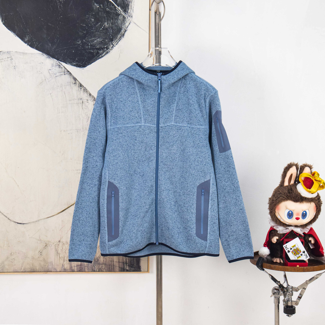 Chaqueta con Capucha de Forro Polar para Parejas con Logo Bordado