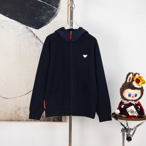 Prada 2025 New Big Pocket Triangle Badge Couple Hooded Jacket - Unisex Style 1 Prada 2025 New Big Pocket Triangle Badge Couple Hooded Jacket – Unisex Style