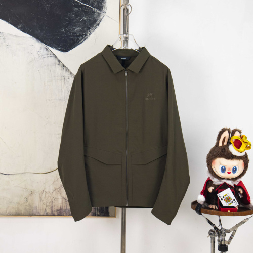 Arc'teryx 2025 Men's/Women's Embroidered Logo Turn-Down Collar Jacket Coat 1 Arc’teryx 2025 Men’s/Women’s Embroidered Logo Turn-Down Collar Jacket Coat