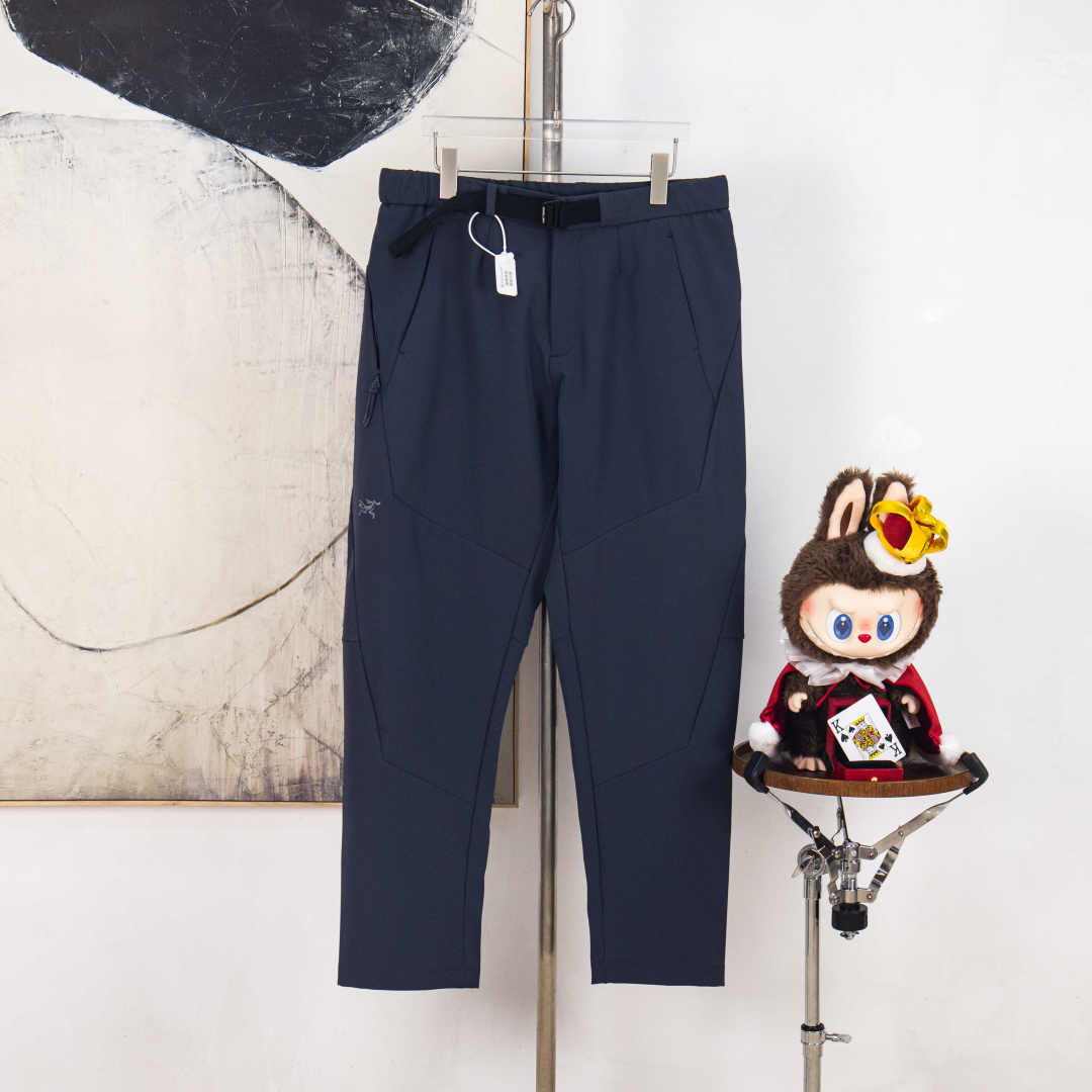 Exclusive ZP Edition 2025 Bird Logo Embroidered Unisex Straight Quick-Dry Pants. Polyester waterproof fabric, adjustable waist. Available in Black, Navy, Gray. Sizes M-4XL. Model RR10473.-Big cat