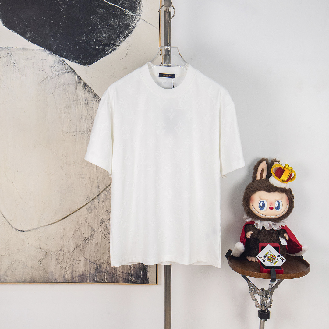 Versión P80 zp [suministro exclusivo] Louis Vuitton / Louis Vuitton camiseta de manga corta con cuello redondo de alta …