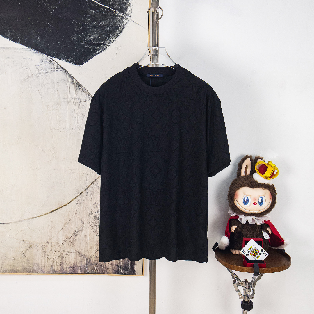 Versión P80 zp [suministro exclusivo] Louis Vuitton / Louis Vuitton camiseta de manga corta con cuello redondo de alta …