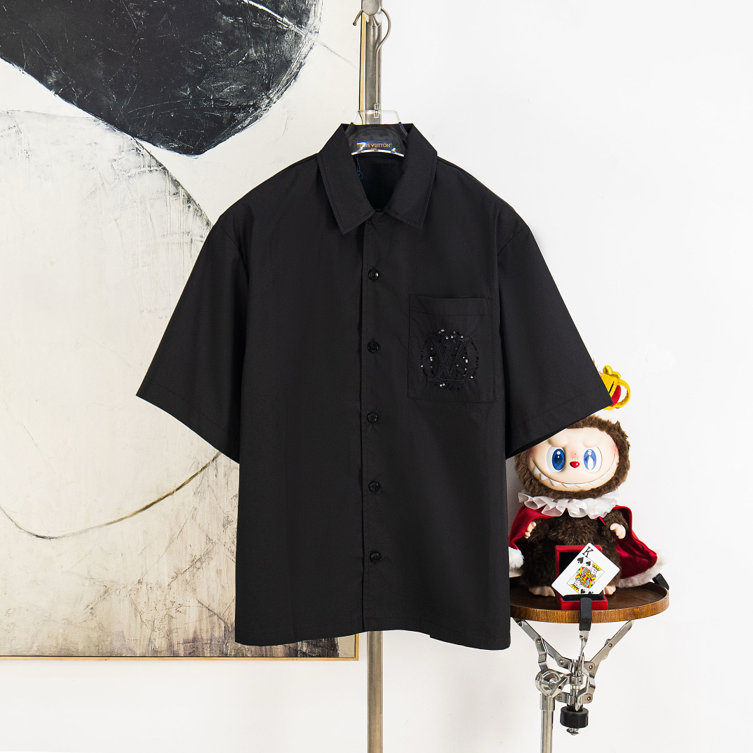 P170 versión zp [suministro exclusivo] LV/Luis Vuitton 2026 SS primavera-verano nuevo estilo, camisa de manga corta de …