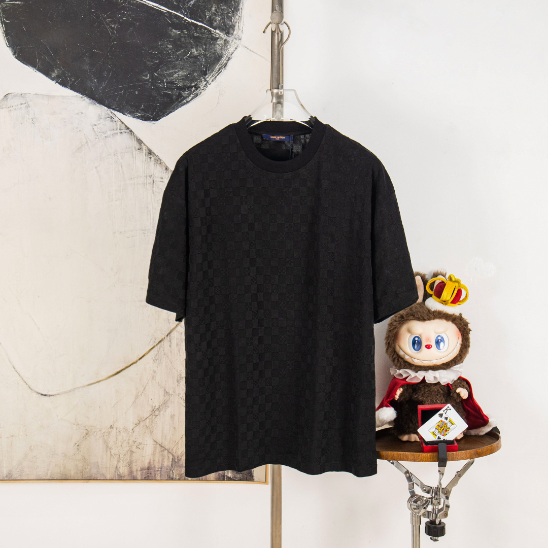 P80 versión zp [suministro exclusivo] Louis Vuitton/Luis Vuitton camiseta de manga corta de cuello redondo de alta cali…