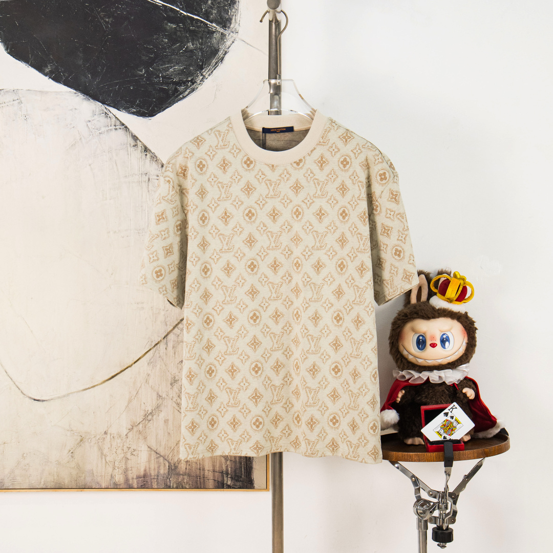 P85 Versión zp [suministro exclusivo] Louis Vuitton / Luis Vuitton Camiseta de manga corta de cuello redondo de alta ca…