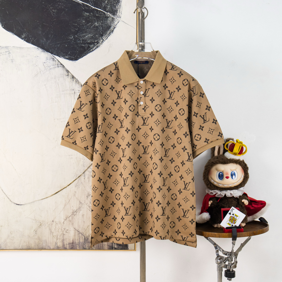 P120 versión zp [suministro exclusivo] LV/Louis Vuitton 2026SS Nueva colección de primavera-verano: polo de manga corta…
