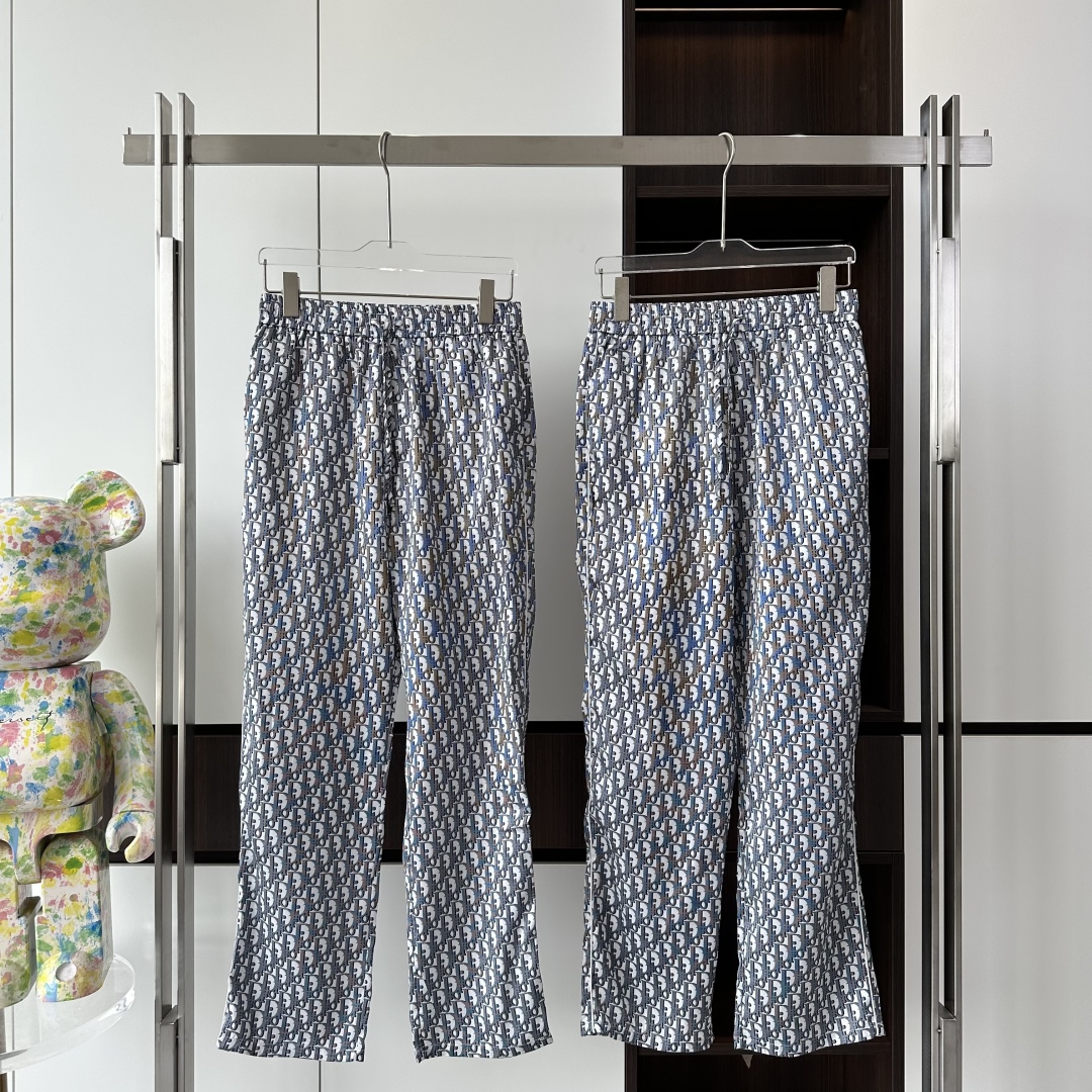Dior Oblique Print Pants - Summer Collection - Unisex, Various Sizes Available 2 cmp i1744872724836 5151 0 0