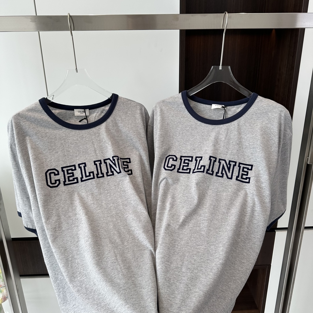 Celinee Flocked Logo Tee - Unisex Short Sleeve Top - Premium Quality 7 cmp i1745140983909 8989 0 5