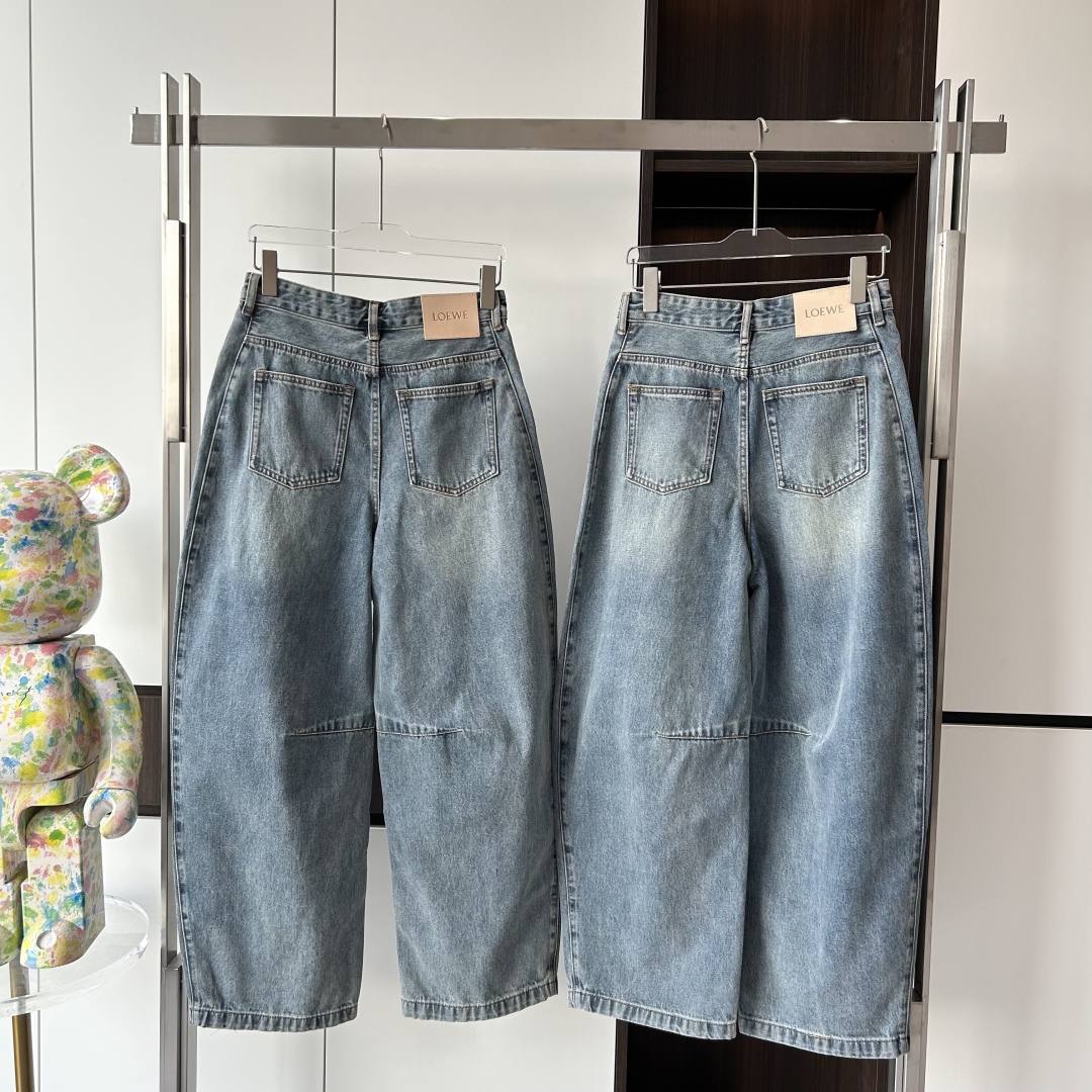 Loewe Anagram Tapered Jeans: Unisex, Original Edition, Sizes 36-42 8 cmp i1745143486121 4563 0 6