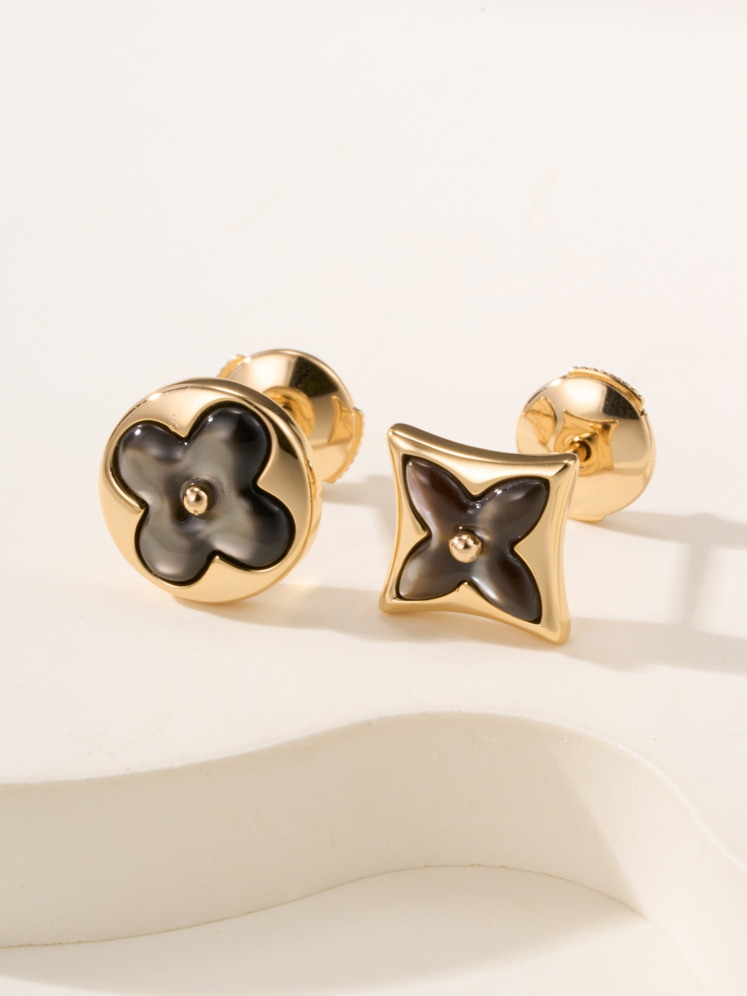 Louis Vuitton Monogram Mother-of-Pearl Earrings, Gold-Tone Finish 11 cmp i1747901470380 7022 0 7