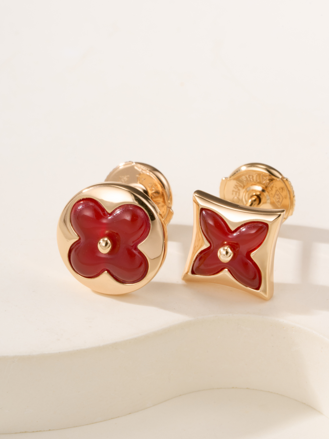 Louis Vuitton Monogram Mother-of-Pearl Earrings, Gold-Tone Finish 10 cmp i1747901470478 3073 0 8