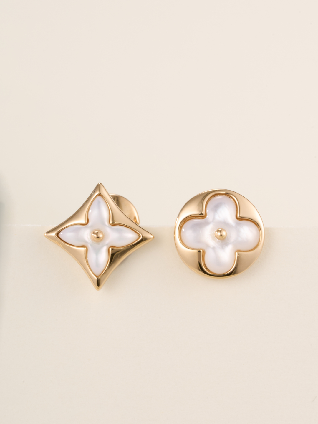 Louis Vuitton Monogram Mother-of-Pearl Earrings, Gold-Tone Finish 4 cmp i1747901474920 22 0 2