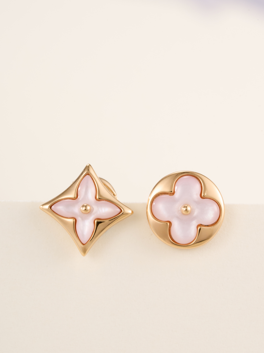 Louis Vuitton Monogram Mother-of-Pearl Earrings, Gold-Tone Finish 5 cmp i1747901474934 1806 0 3
