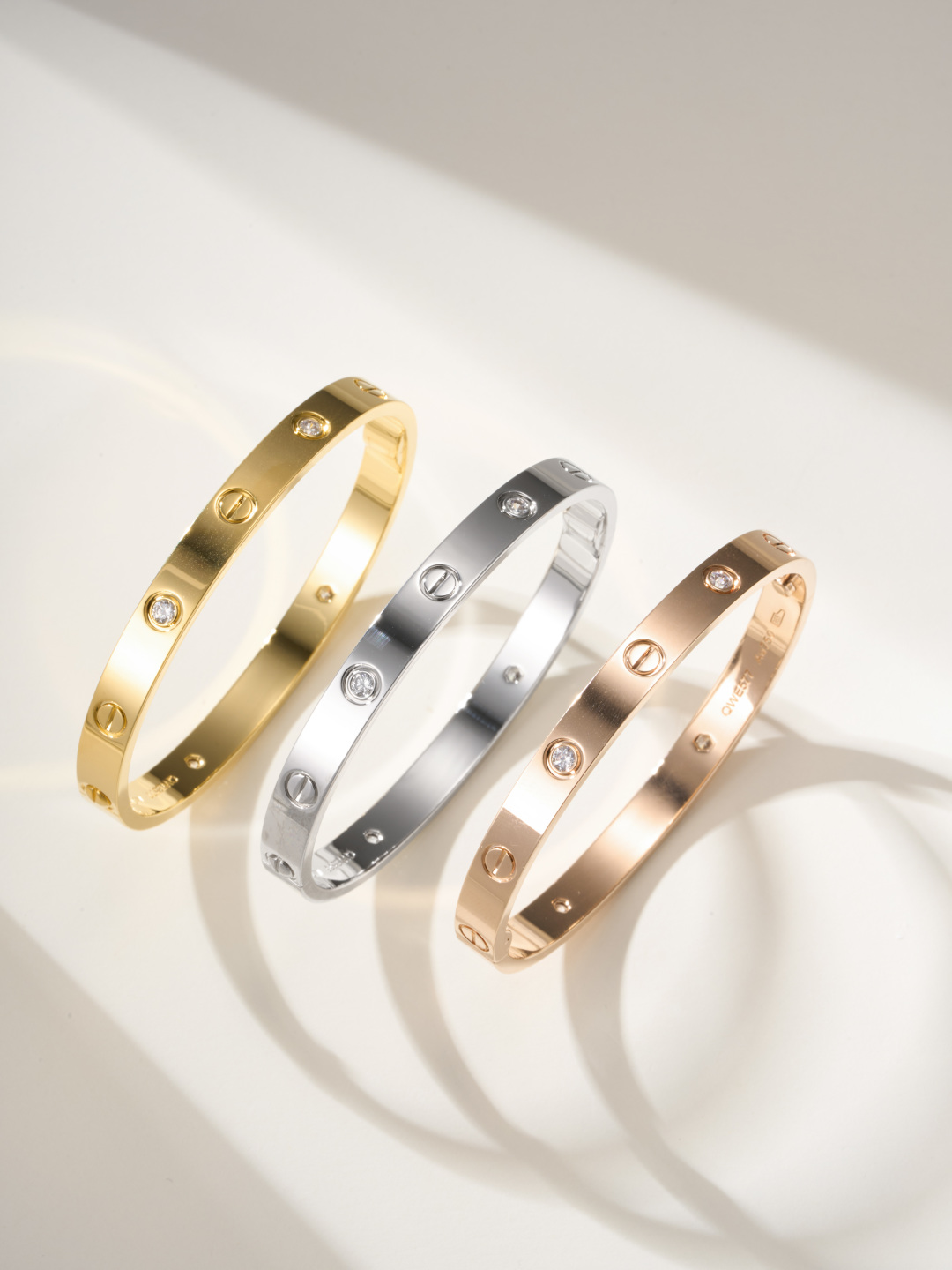 Cartier Love Bracelet Diamond Jewelry Classic 6.1mm Single Open Four Diamond Bangle 1 cmp i1747932739634 5260 0 5