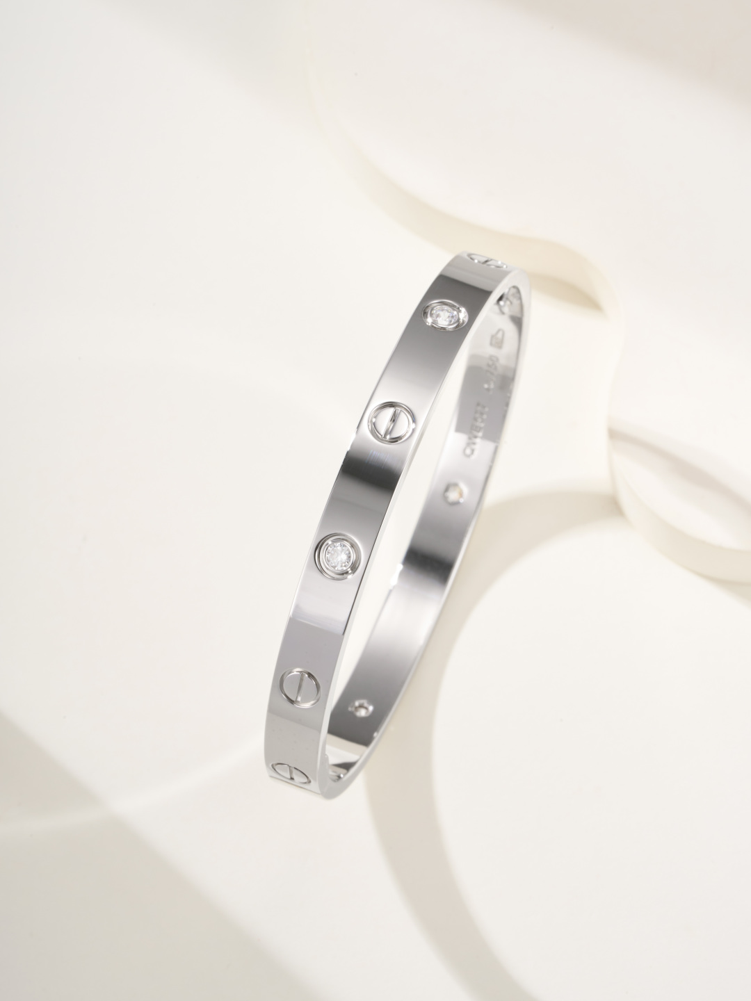 Cartier Love Bracelet Diamond Jewelry Classic 6.1mm Single Open Four Diamond Bangle 4 cmp i1747932739634 9109 0 10
