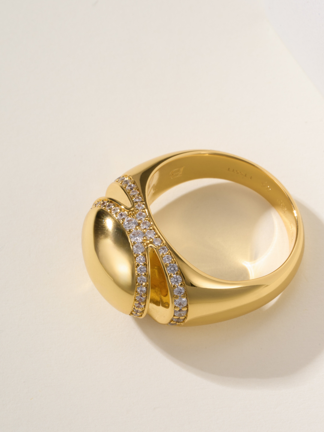 Bulgari Cabochon Ring: Gold & Diamond Accent, Sizes 6-9, Timeless Elegance 13 cmp i1747936793466 8488 0 8